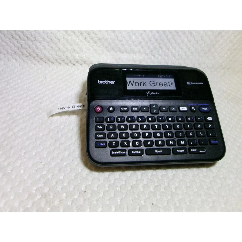 Brother P-Touch PT-D600 Label Maker PC Connectable with Case and AC Adapter